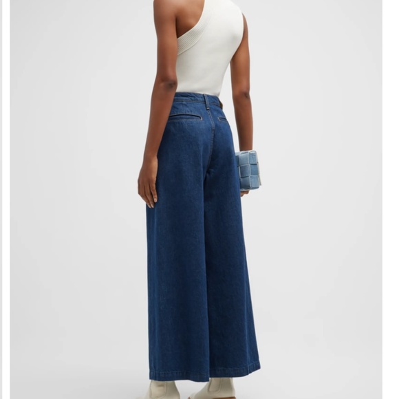 NWT $248 MOTHER The High Waist Pleated Push Pop Nerdy Jeans in size 30! - Picture 3 of 7